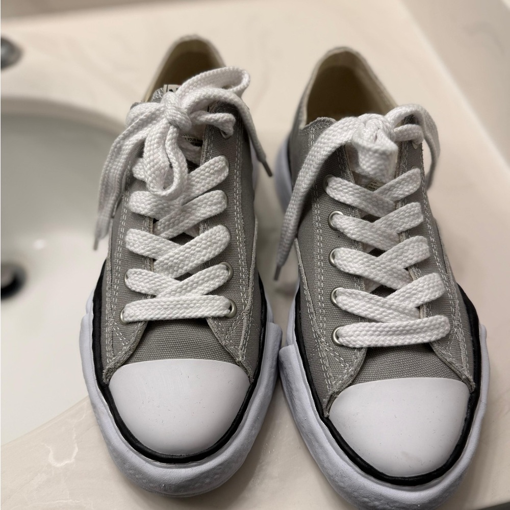 Miharayasuhiro Gray and White Sneakers